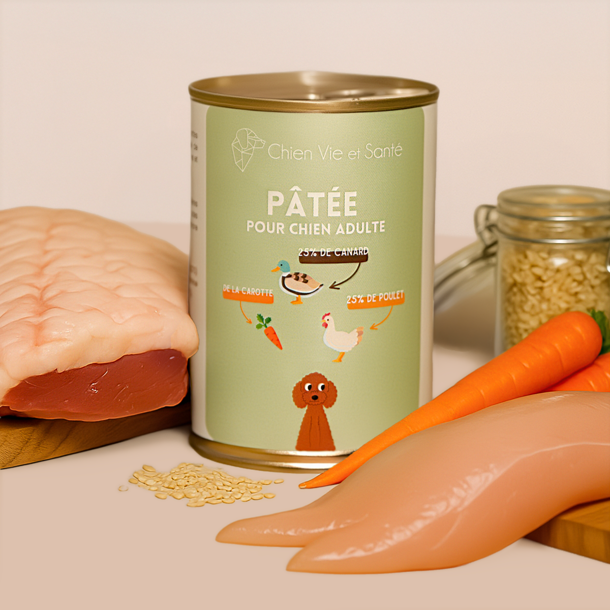 Pâtée au canard - 400g