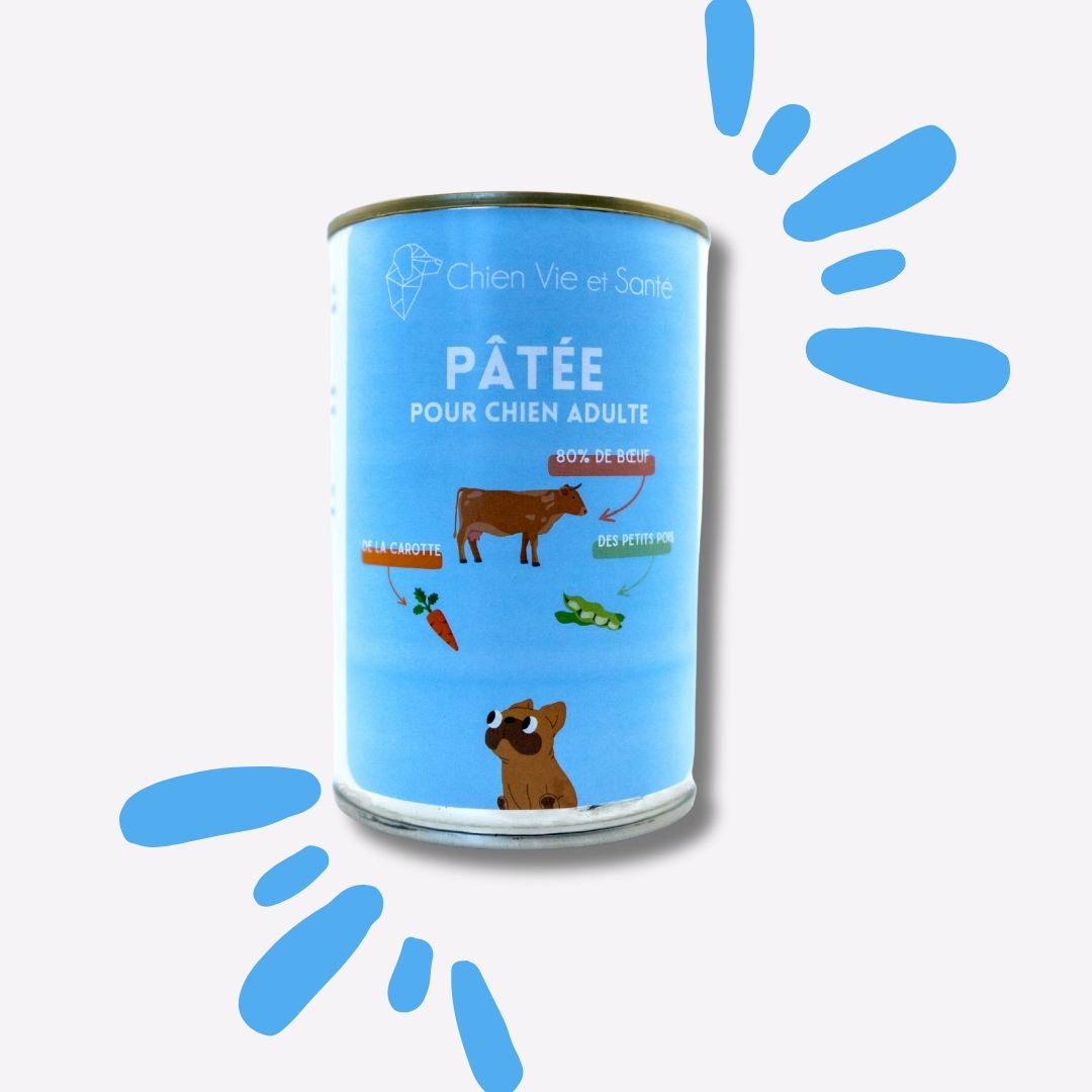 Pâtée au boeuf - 400g