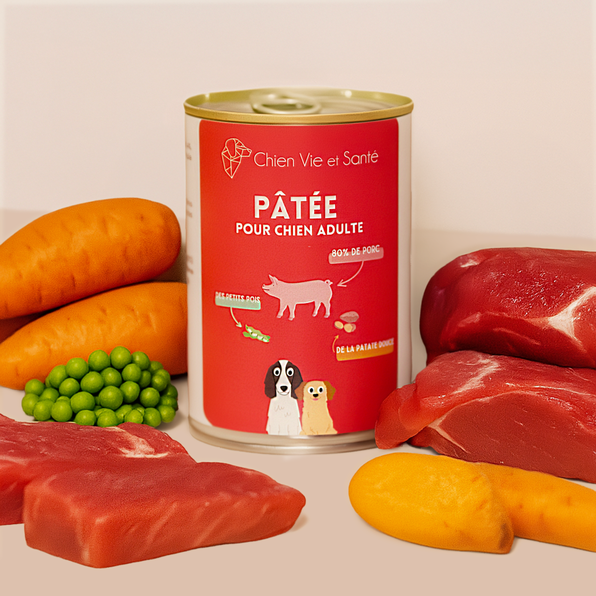 Pâtée au porc - 400g